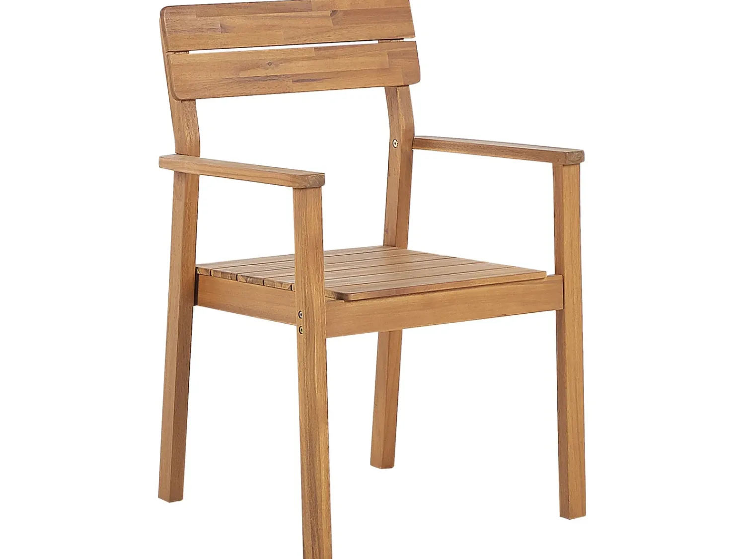 New Beliani Set da pranzo da giardino 6 posti FORNELLI Legno d'acacia Marrone