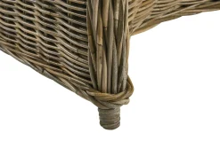 Online Beliani Set da pranzo da giardino 6 posti SUSUA/OLBIA con cuscini Cemento Marrone chiaro Bianco Beige Naturale Marrone Grigio