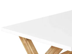 Clearance Beliani Set da pranzo da giardino 6 posti OLBIA con cuscini Nero Bianco Marrone Nero