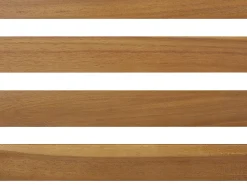 Hot Beliani Set da pranzo da giardino 6 posti TOLVE con Ombrellone (12 opzioni) Legno d'acacia Marrone Beige Marrone