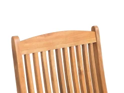 Hot Beliani Set da pranzo da giardino 6 posti MAUI con Ombrellone (12 opzioni) Legno d'acacia Marrone chiaro Beige Marrone
