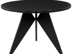 Sale Beliani Set da pranzo da giardino 4 posti OLMETTO/TAVIANO con cuscini Metallo Nero Grigio Marrone Nero