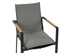 Sale Beliani Set da pranzo da giardino 8 posti VALCANETTO/BUSSETO Metallo Nero Grigio Nero