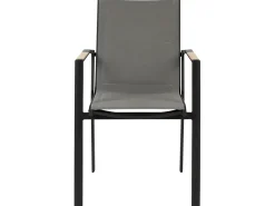 Sale Beliani Set da pranzo da giardino 8 posti VALCANETTO/BUSSETO Metallo Nero Grigio Nero