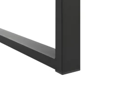 Discount Beliani Set da pranzo da giardino 8 posti VALCANETTO/TAVIANO con cuscini Metallo Nero Grigio Marrone Nero