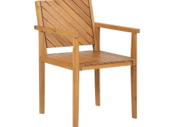 Clearance Beliani Set da pranzo da giardino 4 posti BARATTI Legno d'acacia Marrone
