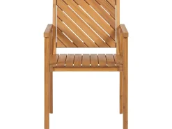 Sale Beliani Set da pranzo da giardino 6 posti BARATTI Legno d'acacia Marrone