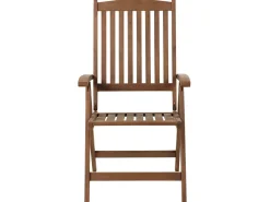 Discount Beliani Set da pranzo da giardino 6 posti AMANTEA con cuscini Legno d'acacia Blu Blu Marrone