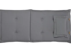 Outlet Beliani Set da pranzo da giardino 6 posti AMANTEA con cuscini Legno d'acacia Grigio Grigio Marrone