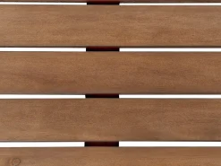 Outlet Beliani Set da pranzo da giardino 6 posti AMANTEA con cuscini Legno d'acacia Grigio Grigio Marrone