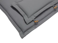 Outlet Beliani Set da pranzo da giardino 6 posti AMANTEA con cuscini Legno d'acacia Grigio Grigio Marrone