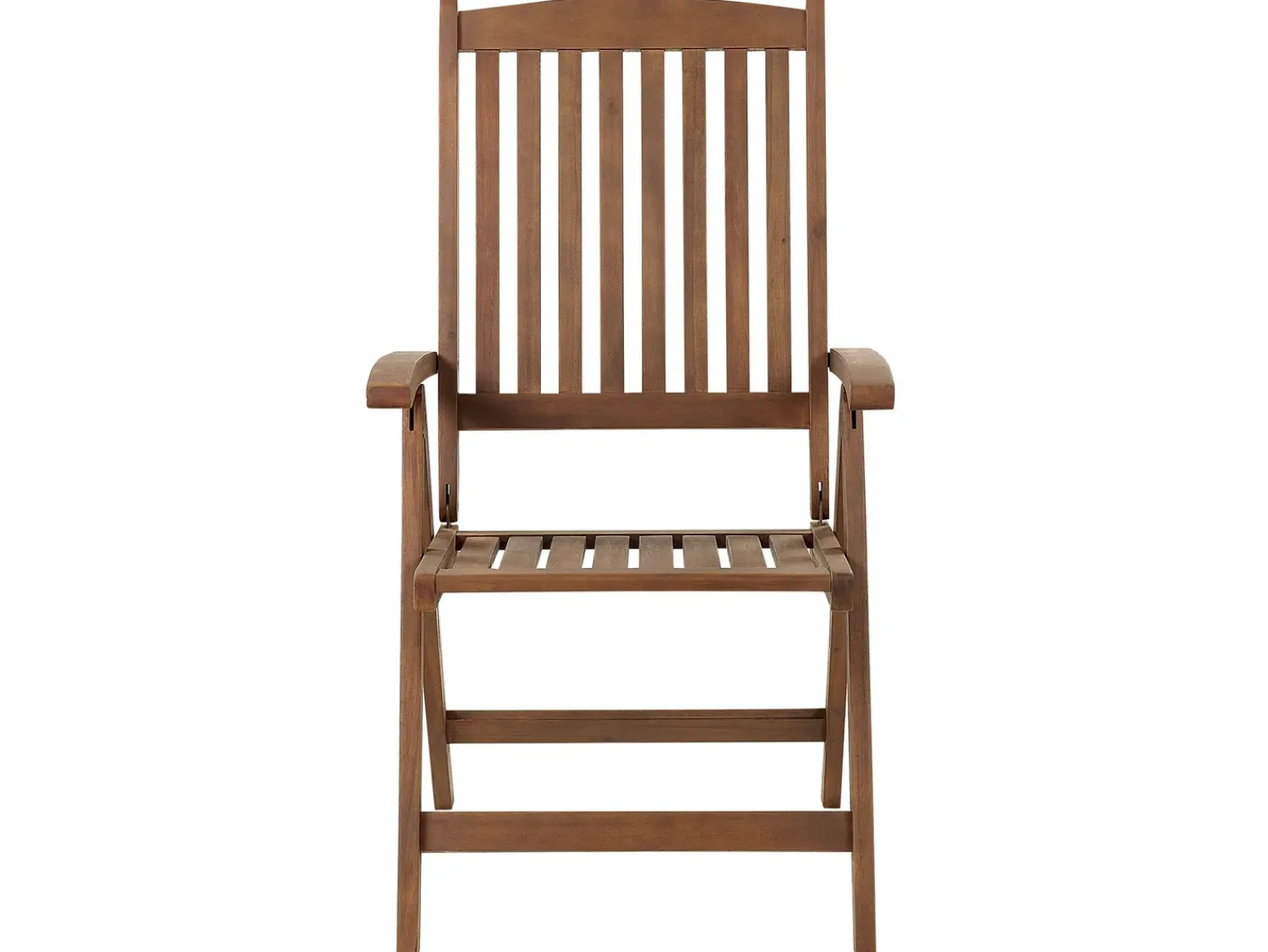 Outlet Beliani Set da pranzo da giardino 6 posti AMANTEA con Ombrellone Legno d'acacia Grigio Grigio Marrone