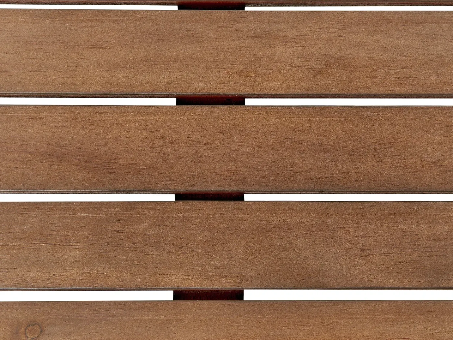 New Beliani Set da pranzo da giardino 6 posti AMANTEA con Ombrellone Legno d'acacia Rosso Marrone Rosso