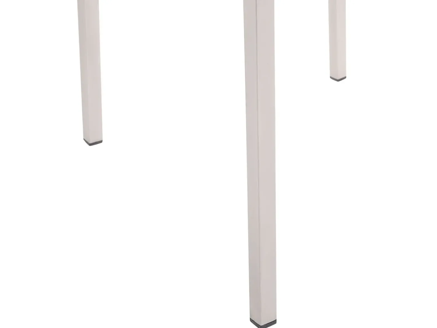 Outlet Beliani Set da pranzo da giardino 4 posti COSOLETO/GROSSETO Vetro temperato Effetto granito Nero Argento Nero