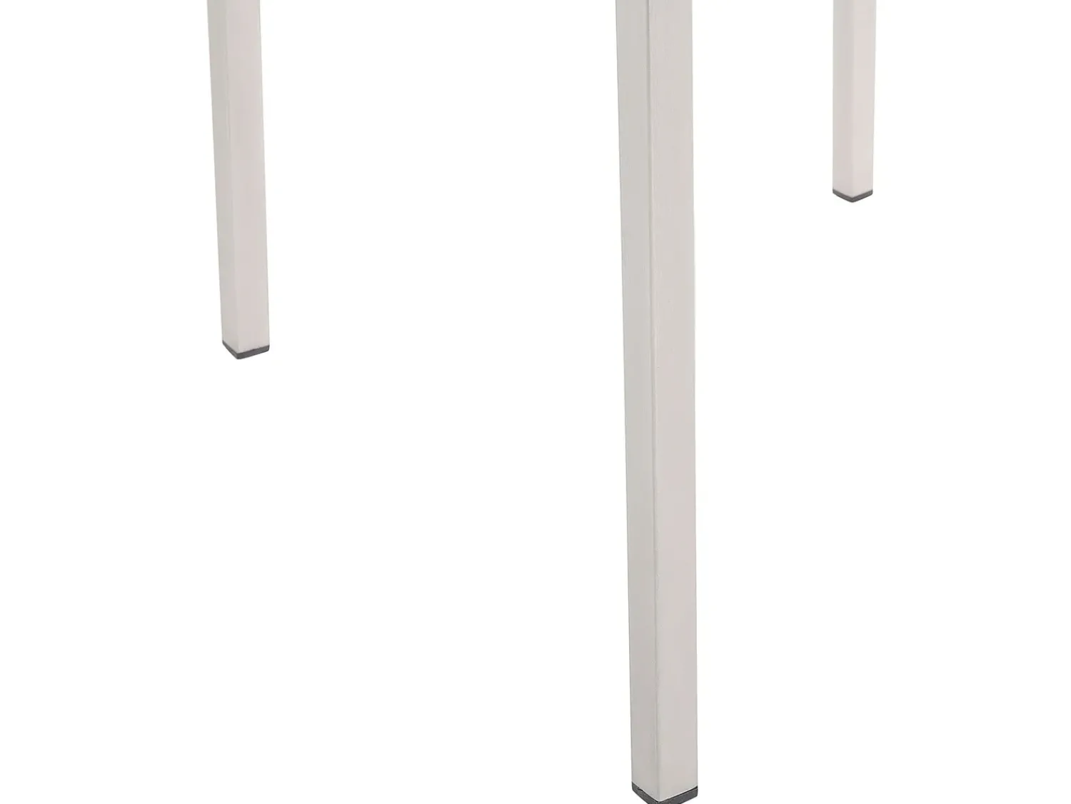 Best Beliani Set da pranzo da giardino 6 posti COSOLETO/GROSSETO Vetro temperato Effetto marmo Grigio Argento Grigio