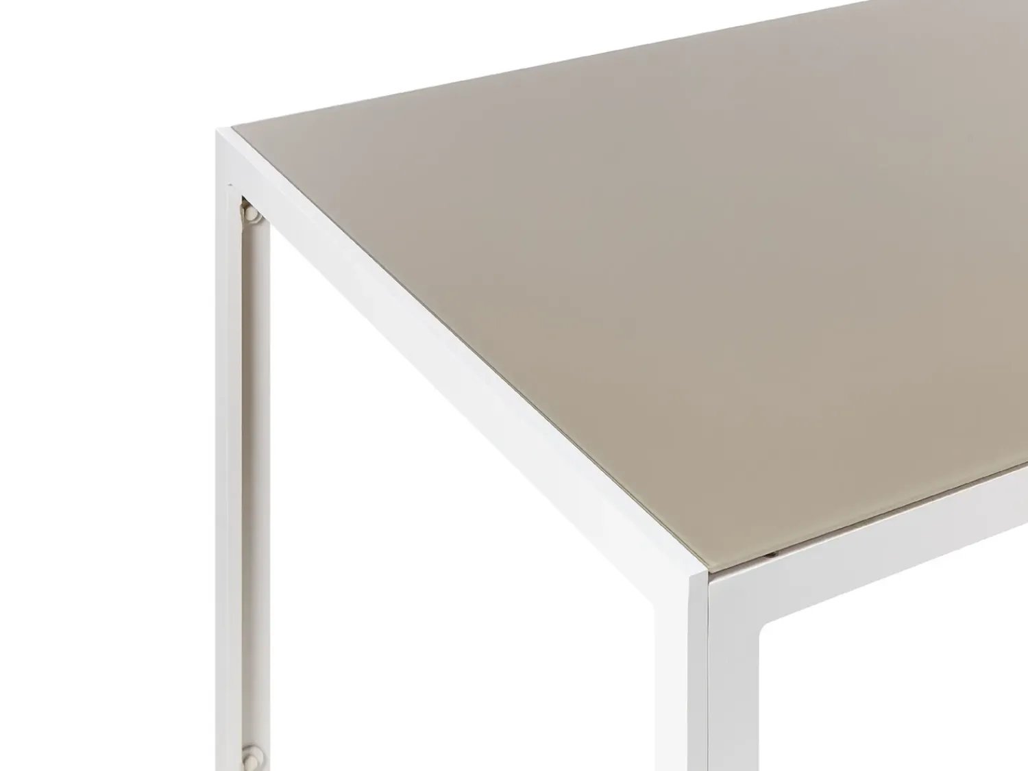 Online Beliani Set da pranzo da giardino 6 posti CATANIA Metallo Beige Bianco Beige