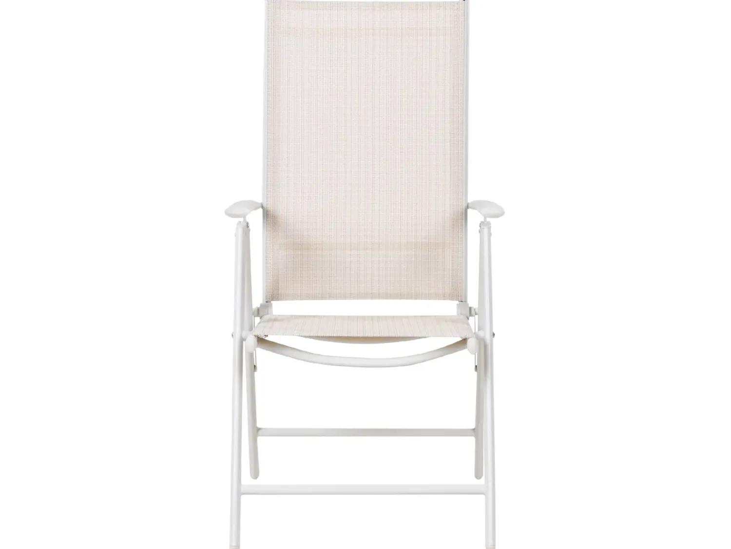 Online Beliani Set da pranzo da giardino 6 posti CATANIA Metallo Beige Bianco Beige