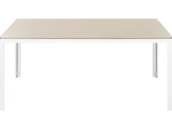 Online Beliani Set da pranzo da giardino 6 posti CATANIA Metallo Beige Bianco Beige