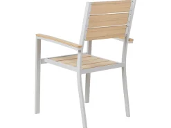 Online Beliani Set da pranzo da giardino 4 posti PRATO Beige Bianco Beige