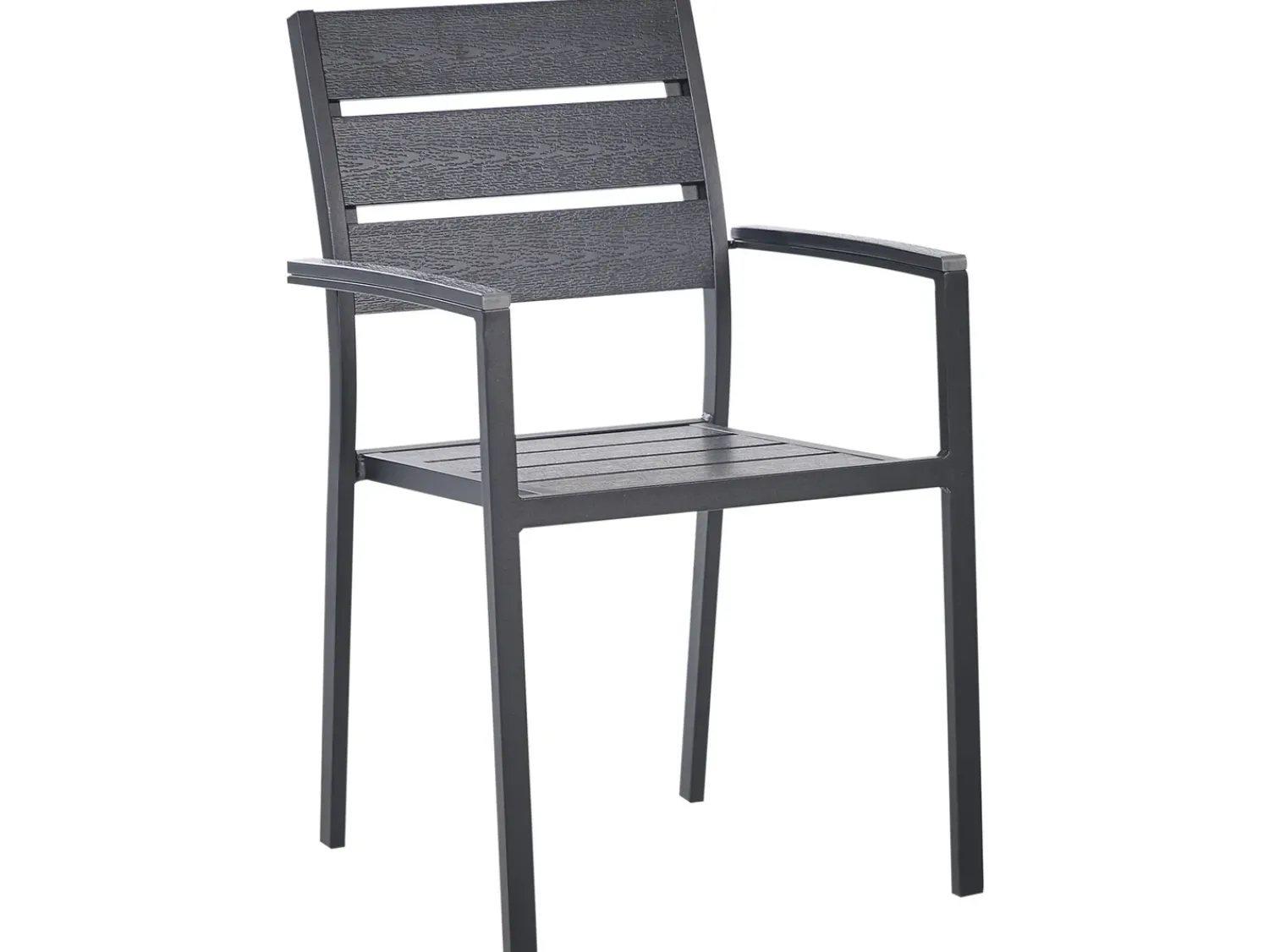New Beliani Set da pranzo da giardino 6 posti VERNIO Nero