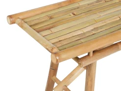 Sale Beliani Set da pranzo da giardino 4 posti TINDARI Bambù chiaro Marrone