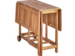 New Beliani Set da pranzo da giardino 4 posti FRASSINE Legno d'acacia Marrone