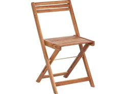 New Beliani Set da pranzo da giardino 4 posti FRASSINE Legno d'acacia Marrone