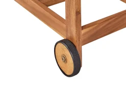 New Beliani Set da pranzo da giardino 4 posti FRASSINE Legno d'acacia Marrone
