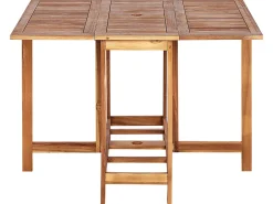 New Beliani Set da pranzo da giardino 4 posti FRASSINE Legno d'acacia Marrone