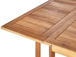 New Beliani Set da pranzo da giardino 4 posti FRASSINE Legno d'acacia Marrone