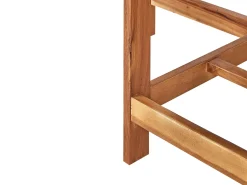New Beliani Set da pranzo da giardino 4 posti FRASSINE Legno d'acacia Marrone