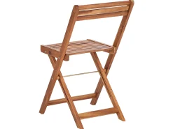 New Beliani Set da pranzo da giardino 4 posti FRASSINE Legno d'acacia Marrone