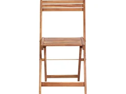 New Beliani Set da pranzo da giardino 4 posti FRASSINE Legno d'acacia Marrone