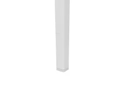 Hot Beliani Set da pranzo da giardino 6 posti VALCANETTO/TAVIANO Metallo Bianco Bianco Marrone