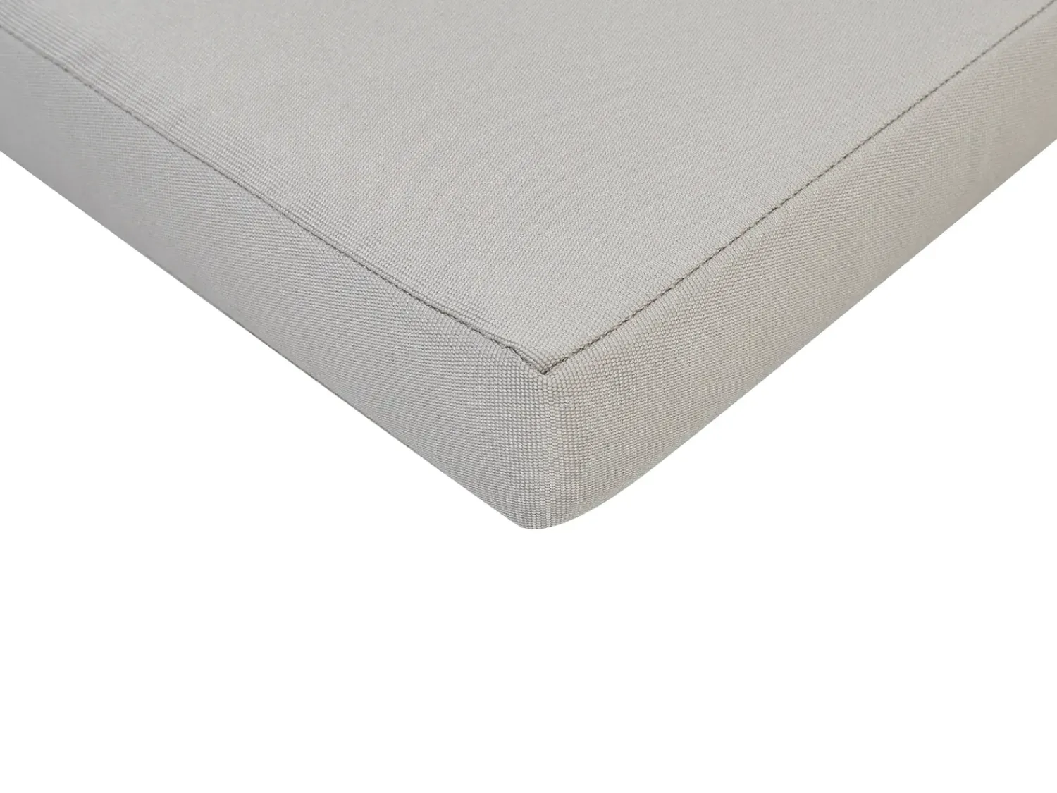 New Beliani Set da pranzo da giardino 6 posti VALCANETTO/TAVIANO con cuscini Metallo Grigio Bianco Marrone Grigio