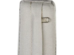 New Beliani Set da pranzo da giardino 6 posti VALCANETTO/TAVIANO con cuscini Metallo Grigio Bianco Marrone Grigio