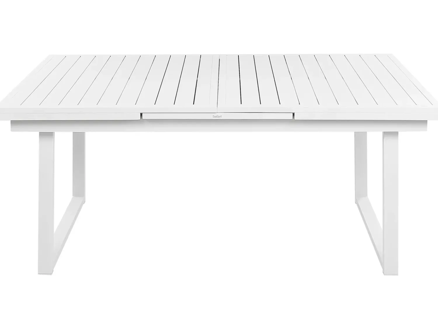 Discount Beliani Set da pranzo da giardino 8 posti VALCANETTO/TAVIANO con cuscini Metallo Grigio Bianco Marrone Grigio