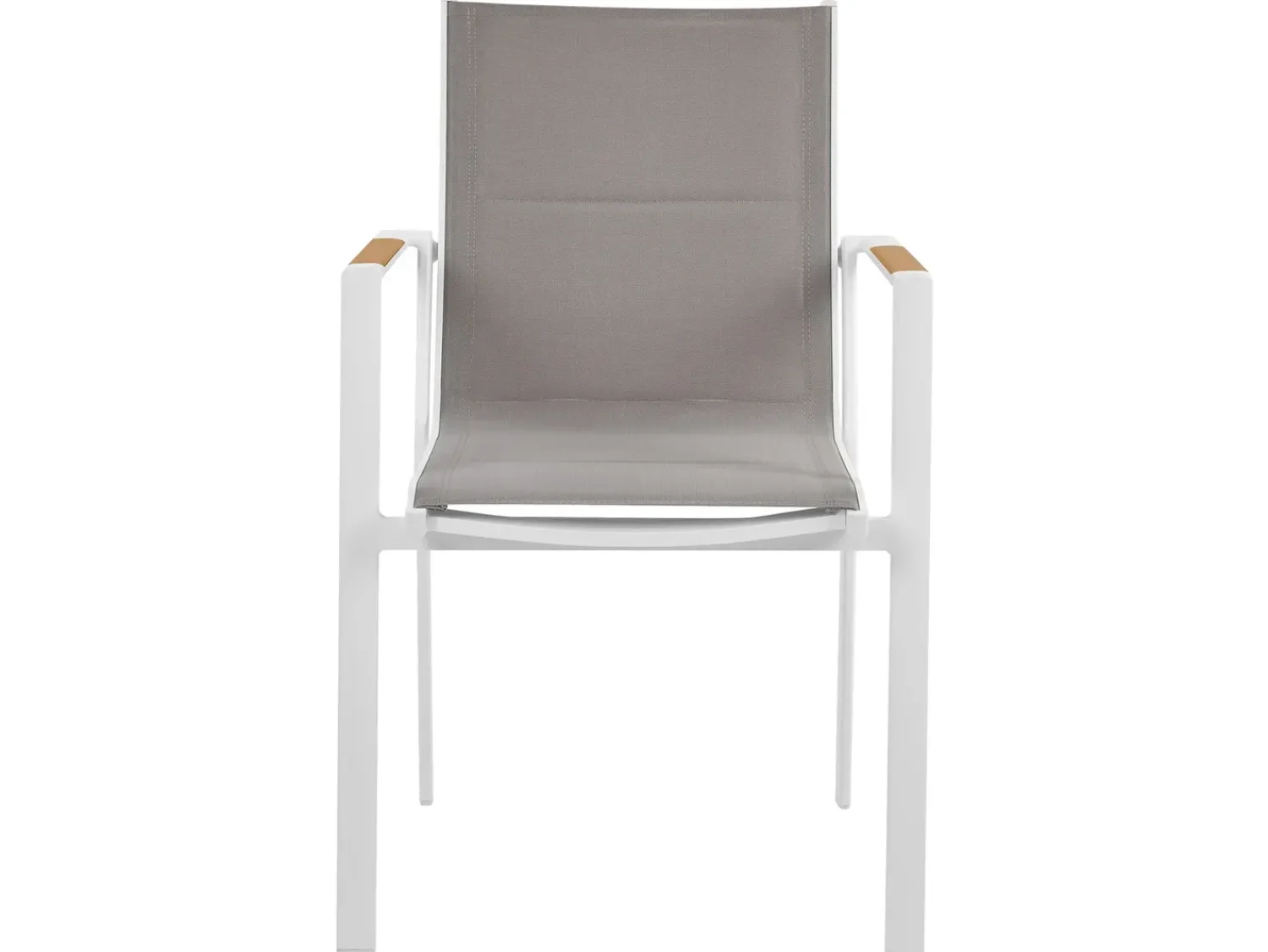 Outlet Beliani Set da pranzo da giardino 8 posti VALCANETTO/BUSSETO Metallo Grigio Bianco Marrone Grigio