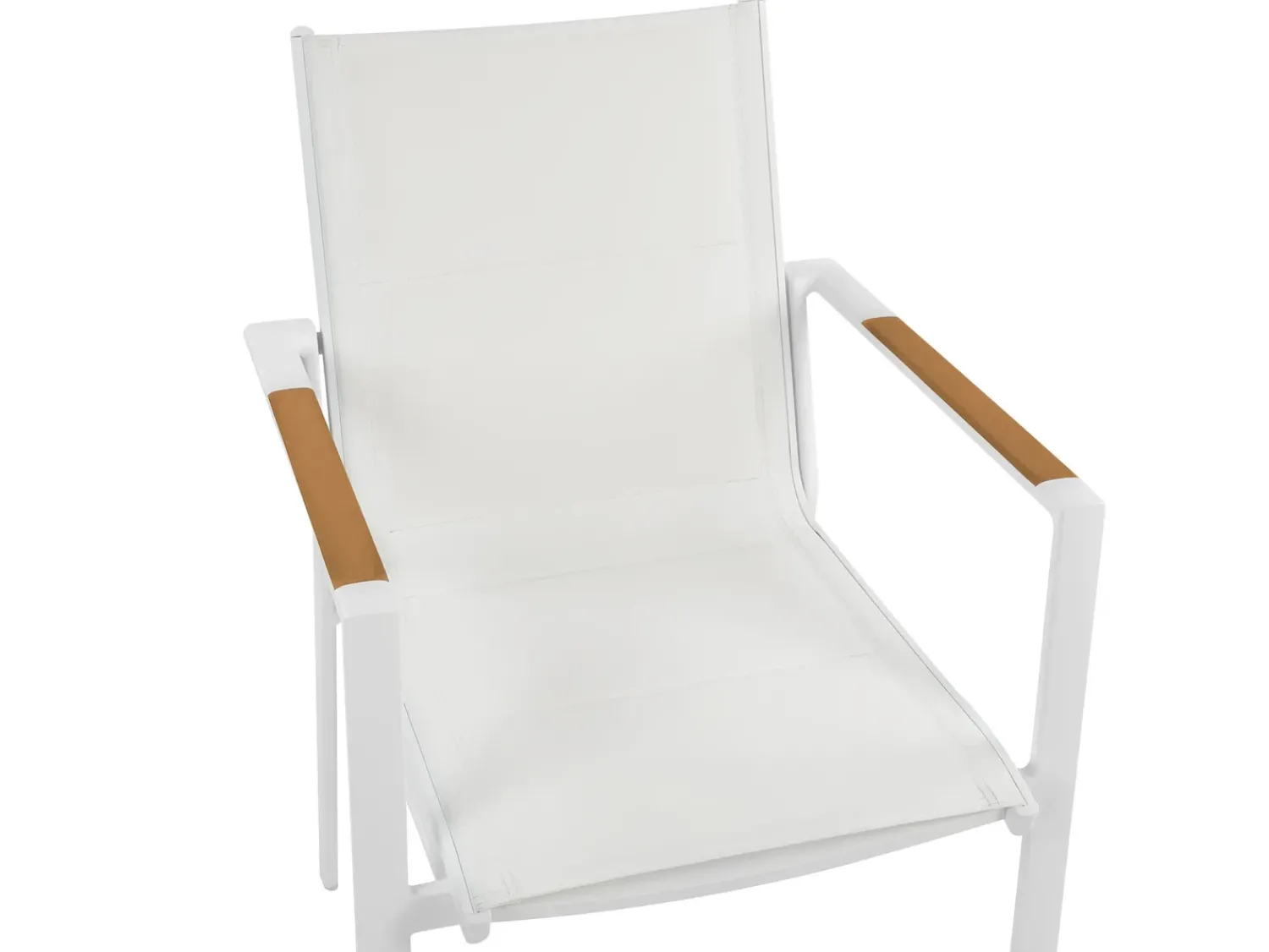 Outlet Beliani Set da pranzo da giardino 4 posti MALETTO/BUSSETO Metallo Bianco Bianco Beige Grigio Marrone