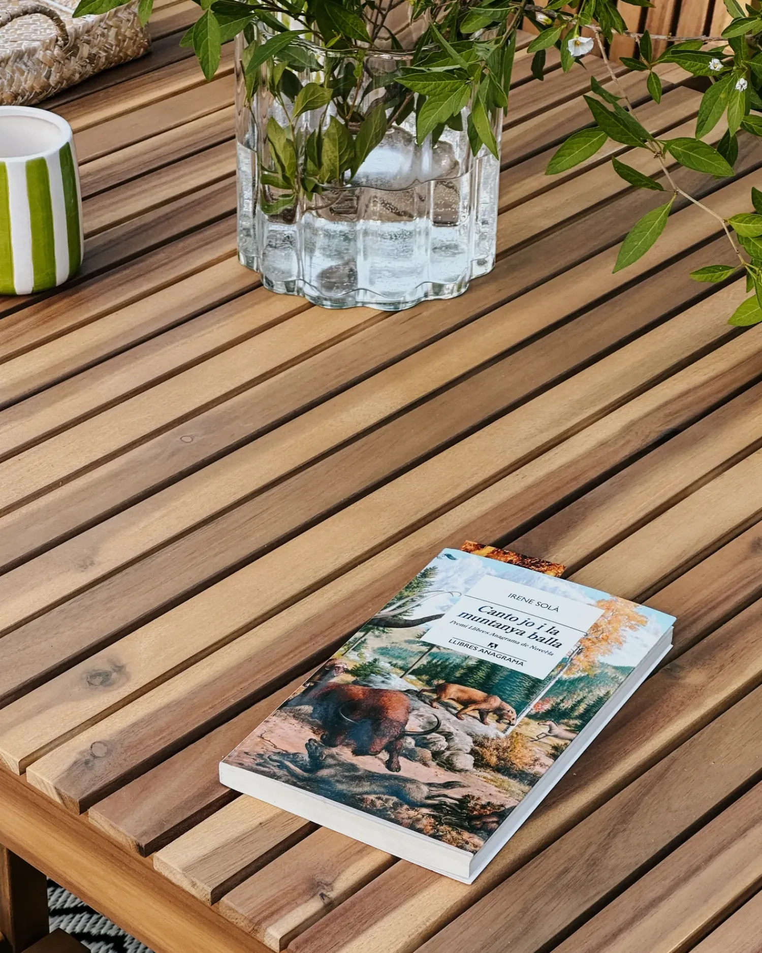 Online Beliani Set da pranzo da giardino 6 posti SASSARI II Legno di acacia certificato chiaro Marrone