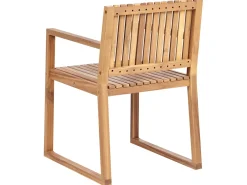 Online Beliani Set da pranzo da giardino 6 posti SASSARI II Legno di acacia certificato chiaro Marrone