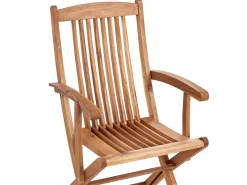 Beliani Set da pranzo da giardino 6 posti MAUI II Legno d'acacia chiaro Marrone