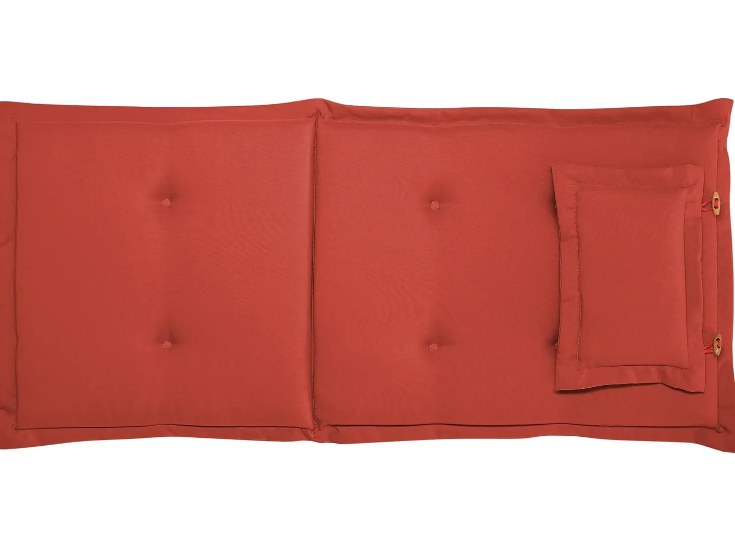 Online Beliani Set da pranzo da giardino 8 posti MAUI II con cuscini Legno d'acacia Rosso scuro Rosso Marrone