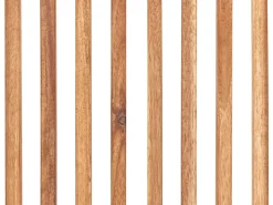 Sale Beliani Set da pranzo da giardino 8 posti MAUI II con cuscini Legno d'acacia Bianco sporco Bianco Marrone