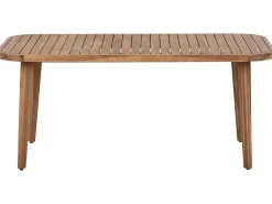 Hot Beliani Set da pranzo da giardino 4 posti PARAGGI Legno di acacia certificato scuro Marrone