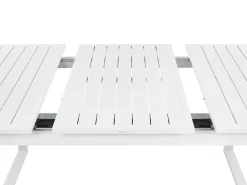 Online Beliani Set da pranzo da giardino 6 posti VALCANETTO/GROSSETO Metallo Bianco Argento Bianco