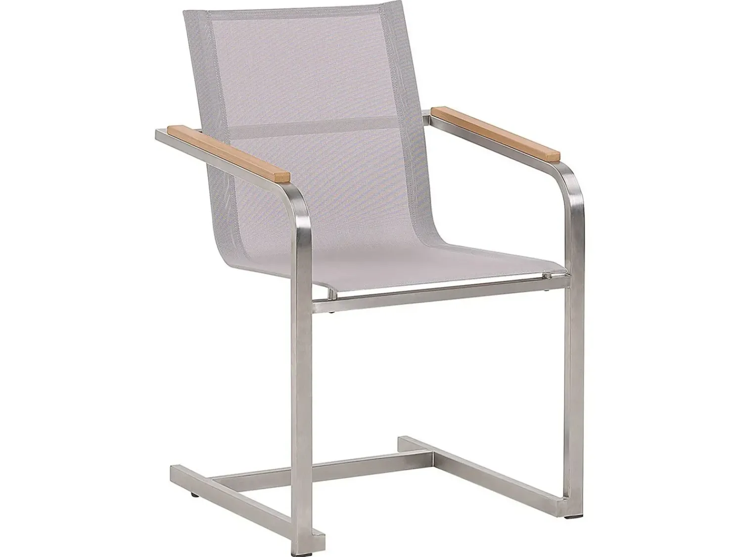 Discount Beliani Set da pranzo da giardino 8 posti VALCANETTO/COSOLETO Metallo Beige Argento Bianco Beige