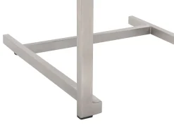 Discount Beliani Set da pranzo da giardino 8 posti VALCANETTO/COSOLETO Metallo Beige Argento Bianco Beige