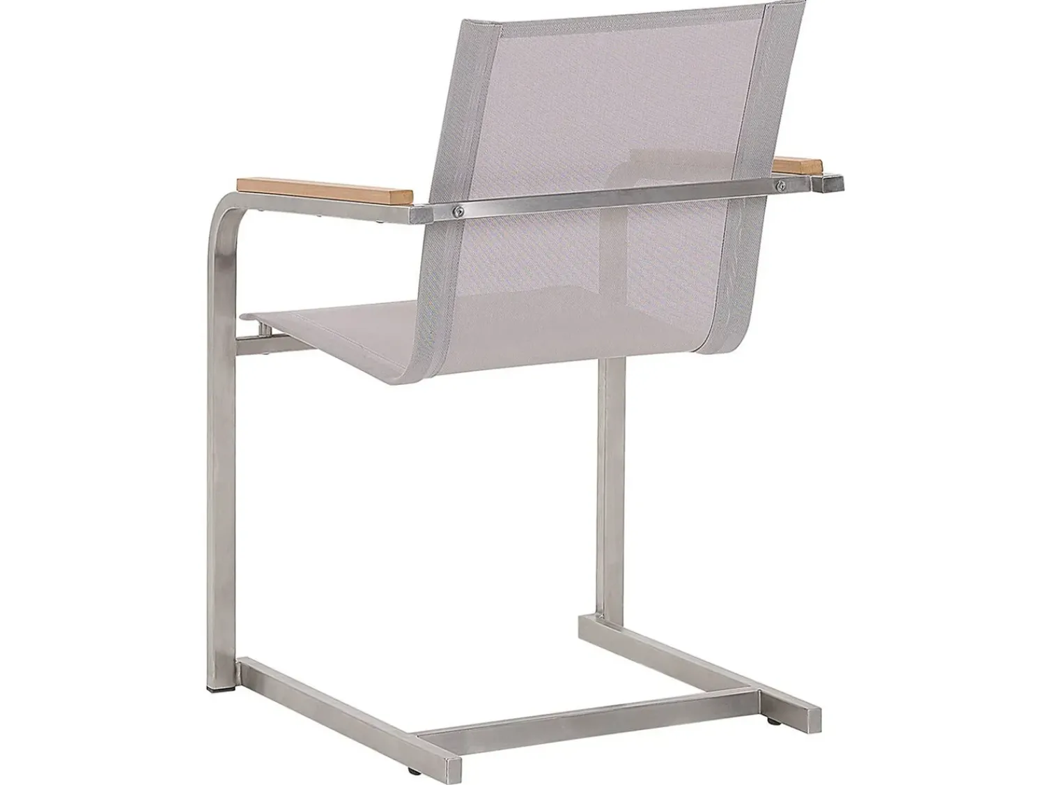 Discount Beliani Set da pranzo da giardino 8 posti VALCANETTO/COSOLETO Metallo Beige Argento Bianco Beige