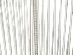 Discount Beliani Set da pranzo da giardino 6 posti FLAVIA con cuscini Metallo Tortora Beige Marrone